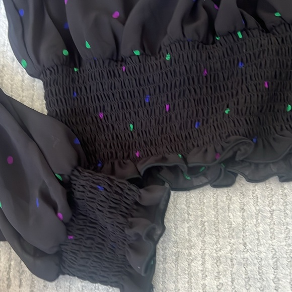 WAYF polka dot blouse - Picture 3 of 4